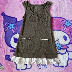 Free People earth green dress